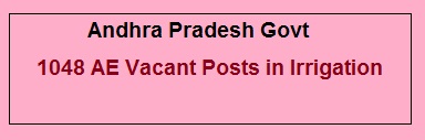 1048 AE Posts AP Govt