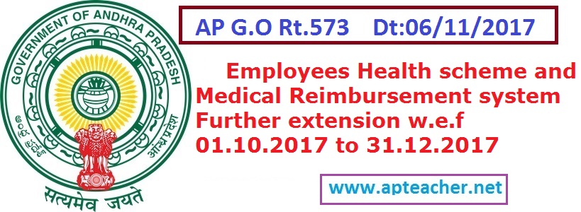 Go.573 Further Extension of Medical Reimbursement System up to Dec-2017