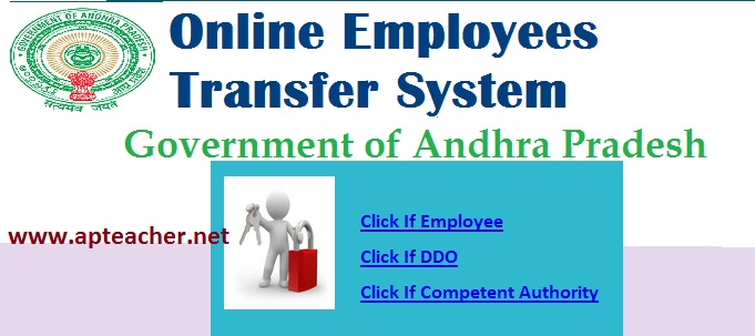 AP Go.105 Transfers and Postings of Employees  Online Employee Transfer System, All the Transfers have to be done through Online Employee Transfer System  