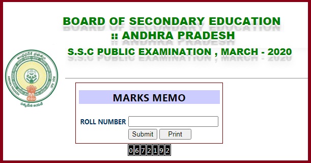 Download 10th Class  Short Marks Memos @ bse.ap.gov.in, SSC/10th Class March 2020 Mark Memos available @ bse.ap.gov.in  