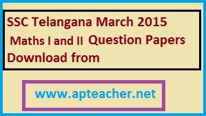 General Science Paper-2( Biological Sciences) 10th Class/SSC March 2015 Telangana Question Papers all subjects