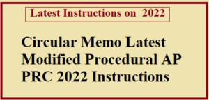 Modified Procedural AP PRC 2022 Instructions 