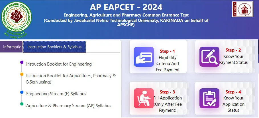 AP EAPCET-2024/AP EAMCET Notification, Apply Online, Exam Dates