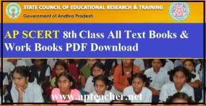 8th Class AP SCERT Text Books 2023 Telugu, Hindi, English, Science, Social