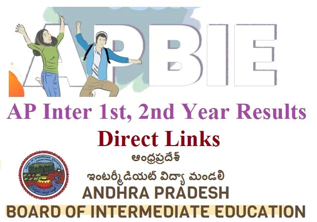 AP Inter Results 1st, 2nd Year 2024 Direct Links