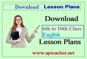 AP English Lesson Plans 6th to 10th Class Download PDF