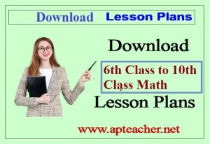 AP Math Lesson Plans from 6th Class to 10th Class Download PDF