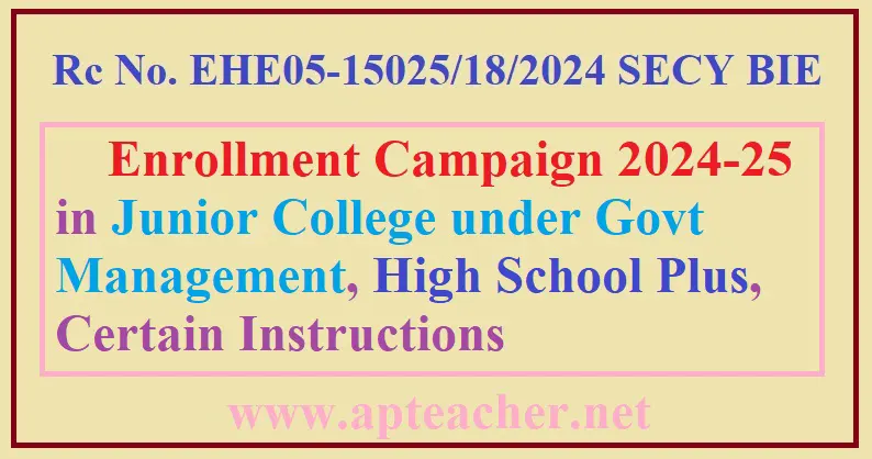 AP High School Plus, Jr College Enrollment Campaign