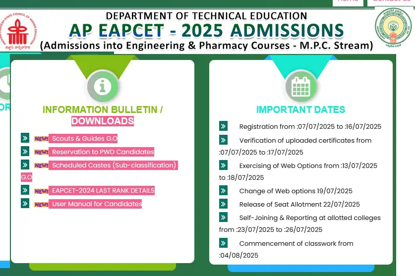 AP EAPCET 2025 Web Counselling Schedule, Eligibility, and Admission Process