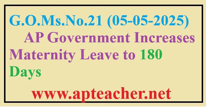 Go.21 Increase Maternity Leave 180 Days 