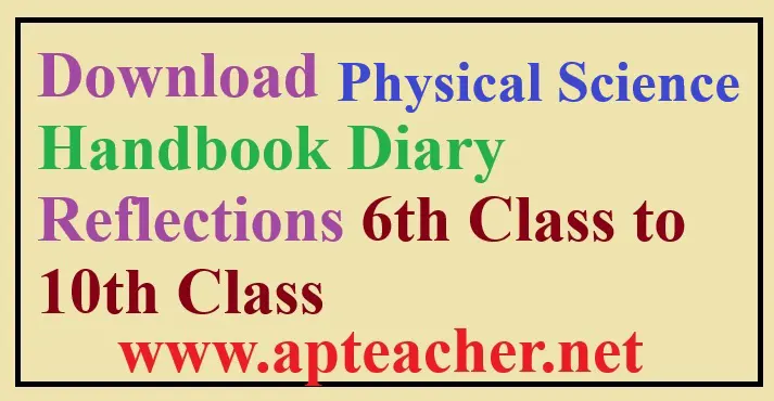 Download Physical Science(PS) Teachers Handbook Diary Reflections