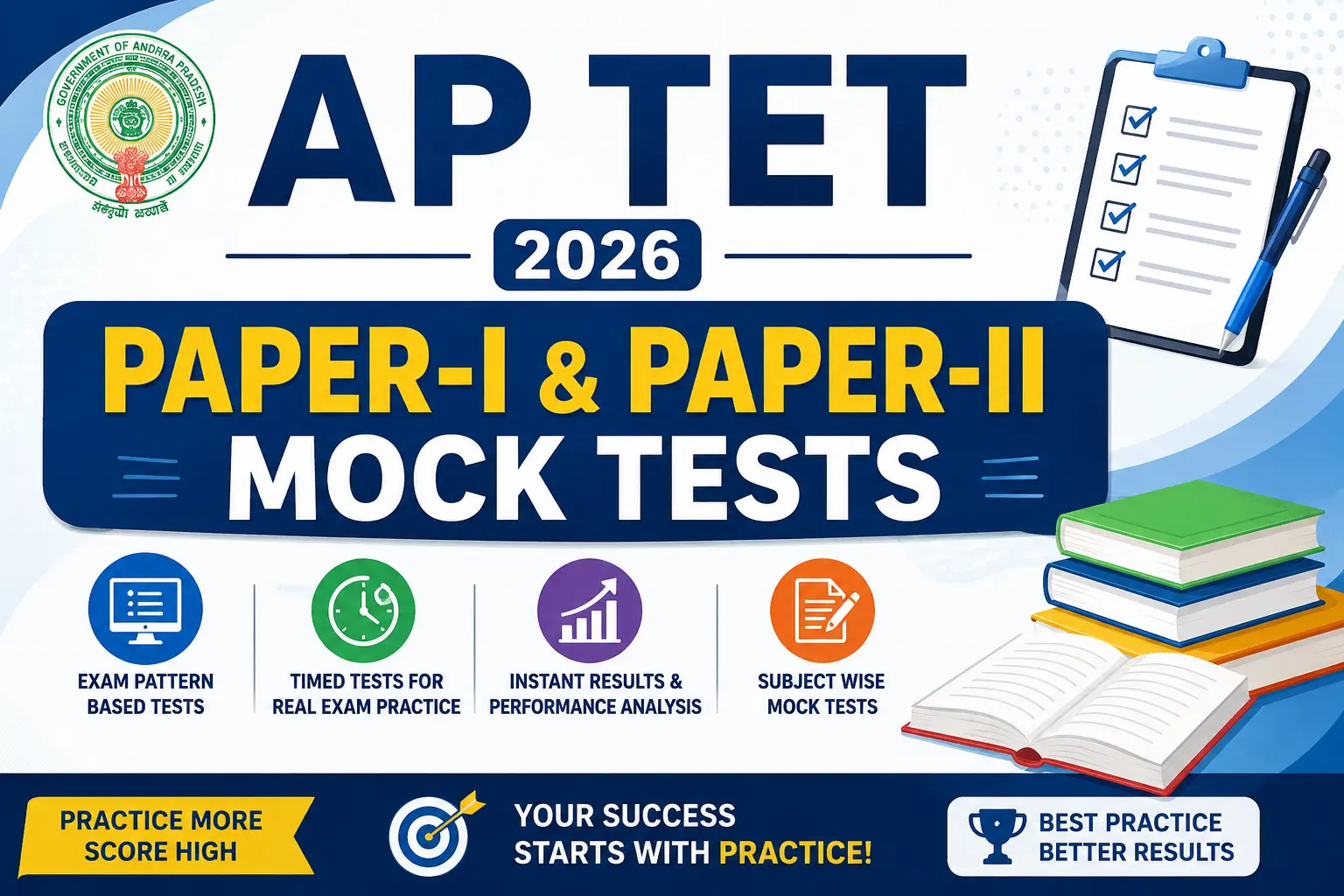 AP TET 2026 Mock Tests – Free Online Practice Tests (Paper I & Paper II)