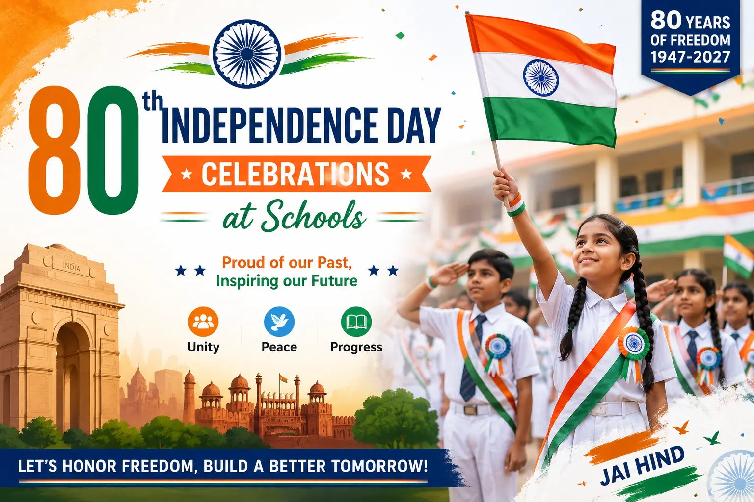 Instructions to Celebrate 80th Independence Day  