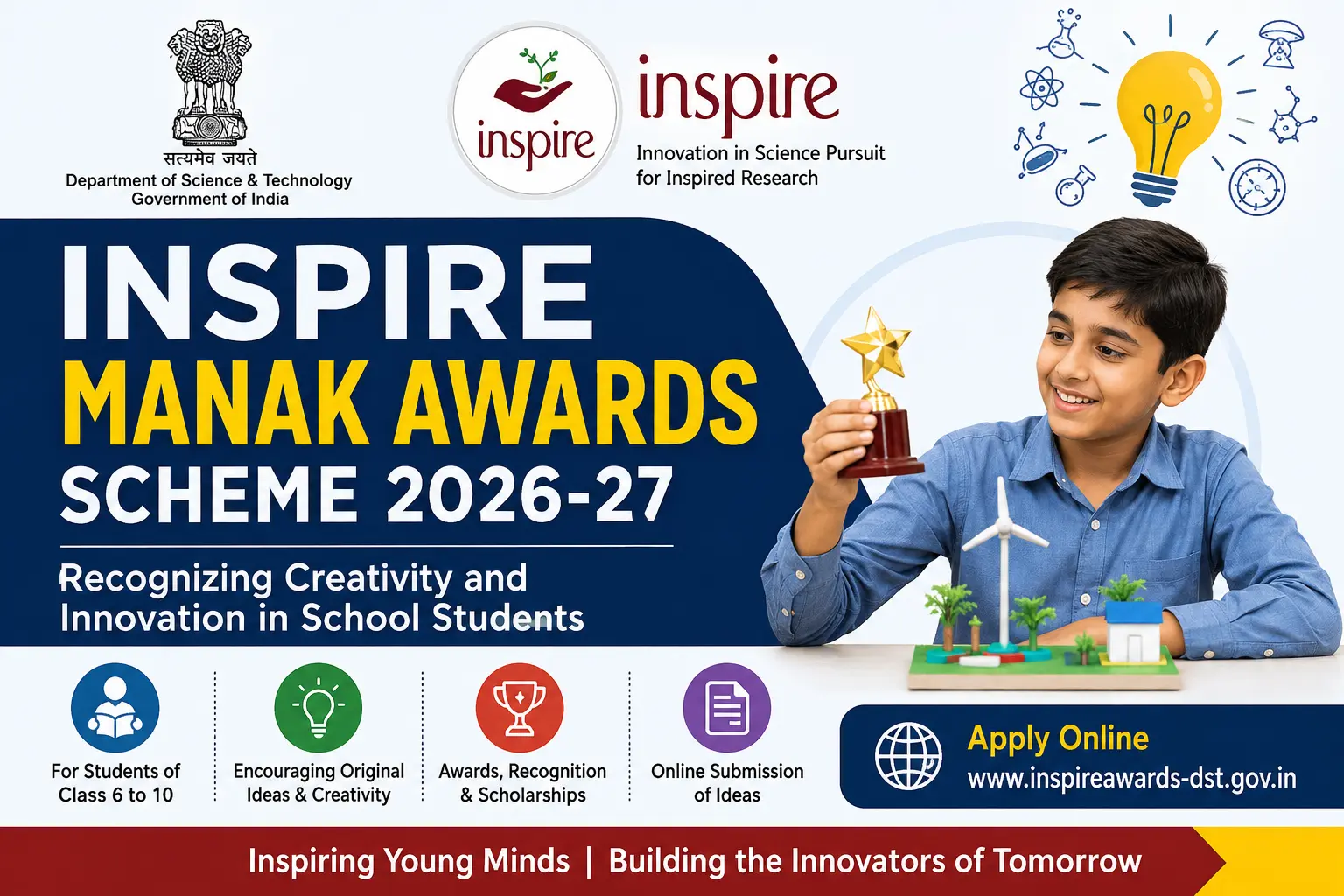 INSPIRE MANAK Awards Scheme 2026-27