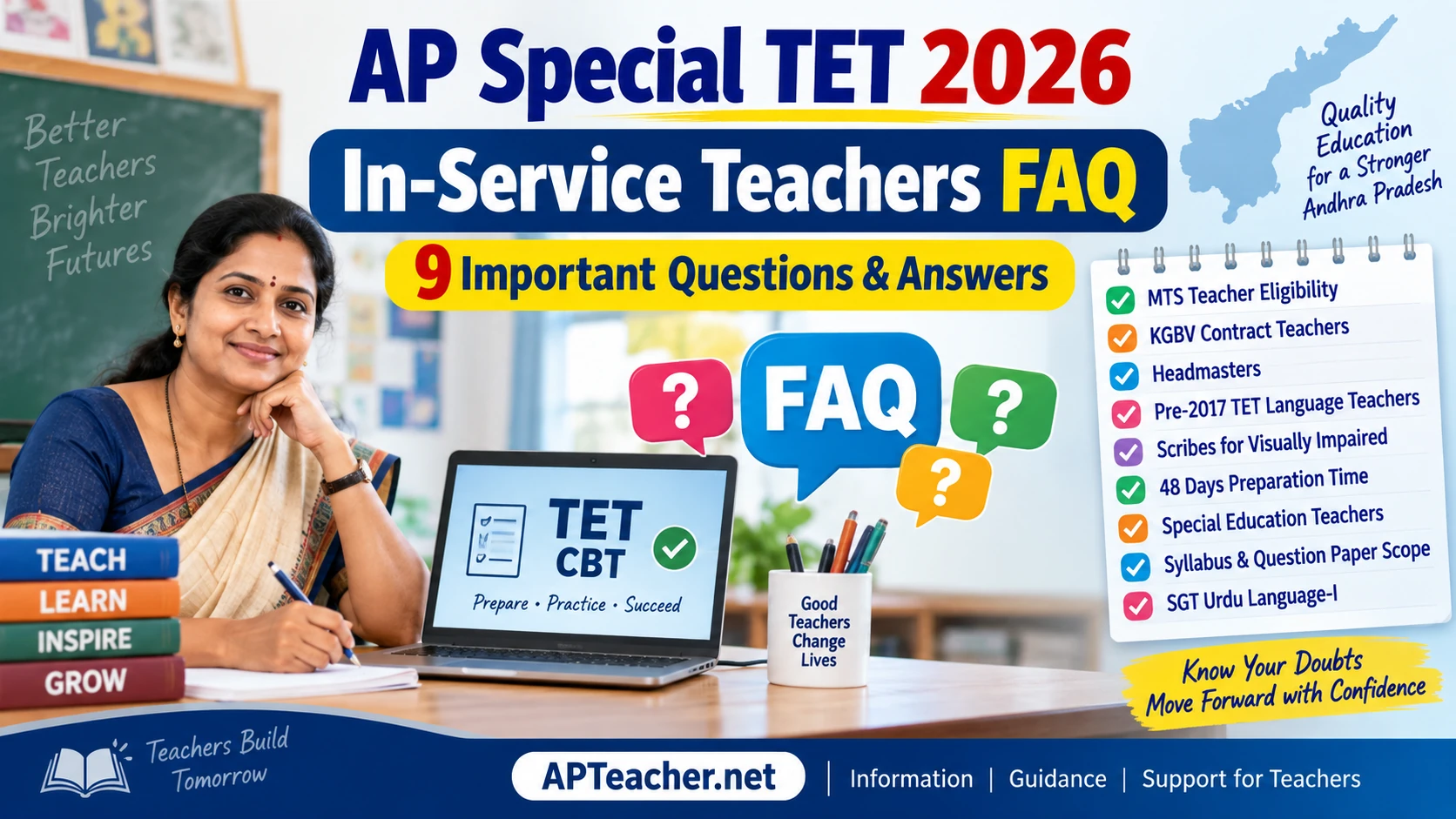 AP Special TET 2026 In-Service Teachers FAQ