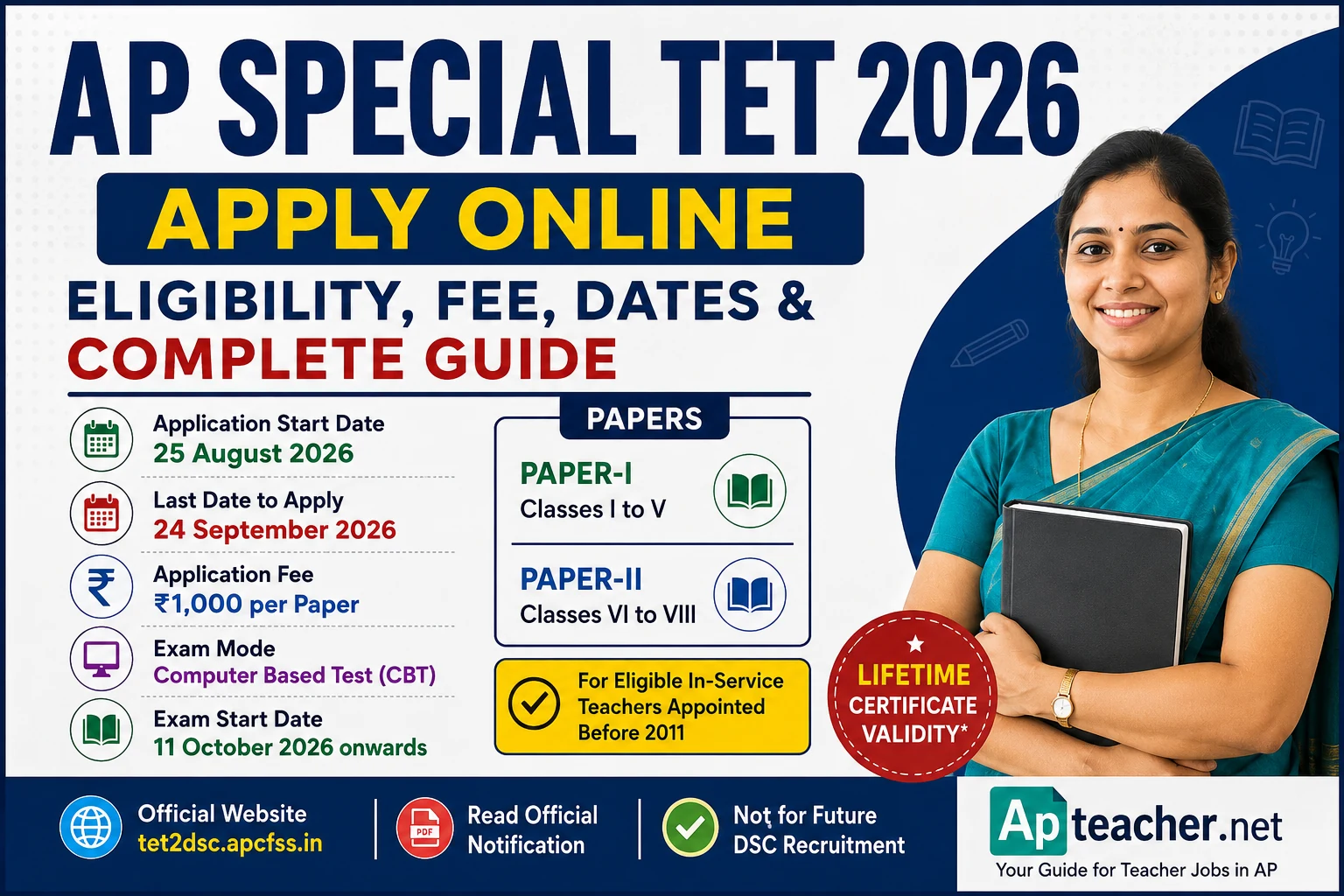 AP Special TET 2026: How to Apply Online