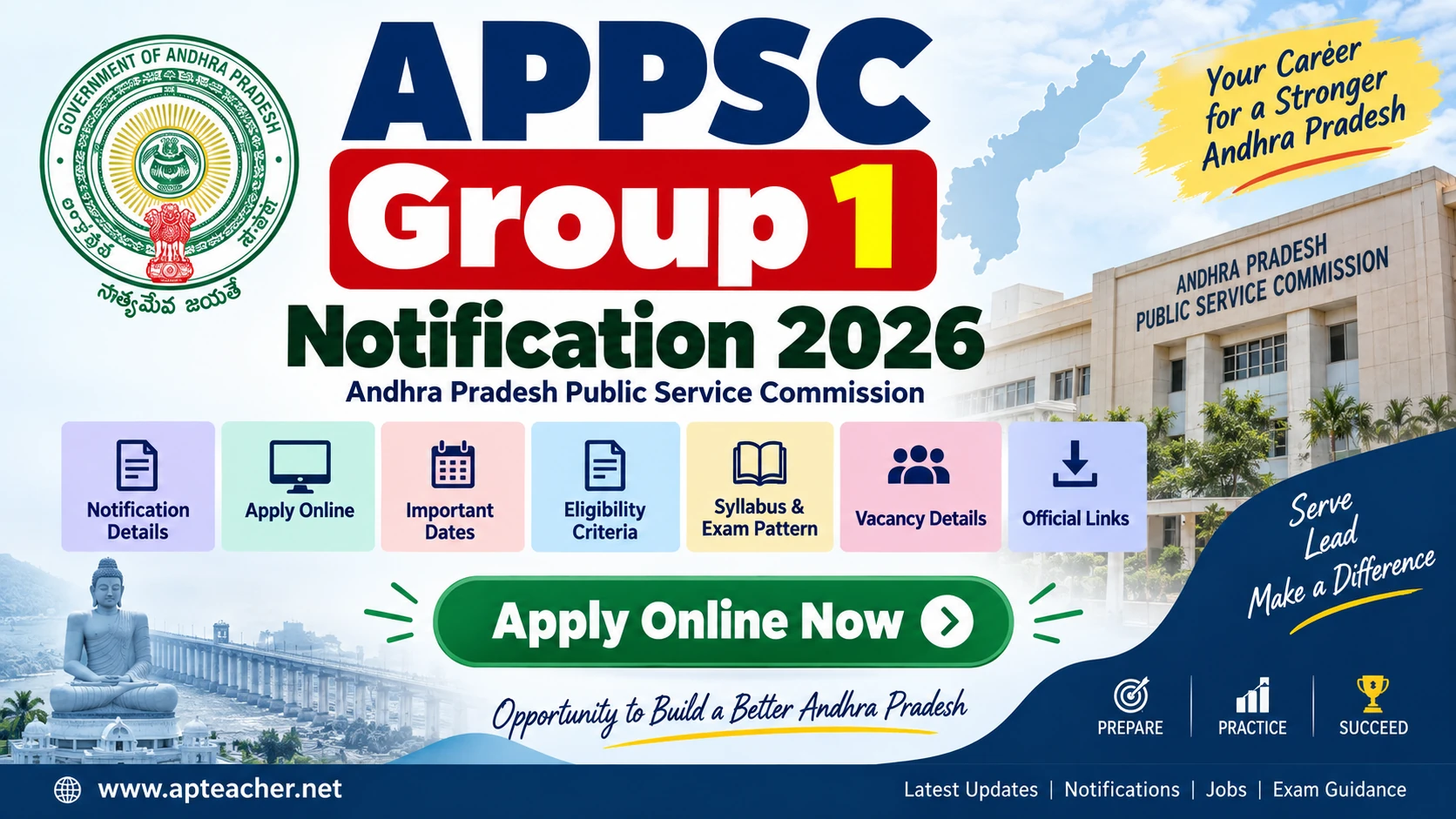 APPSC Group-I Notification 2026: Apply Online